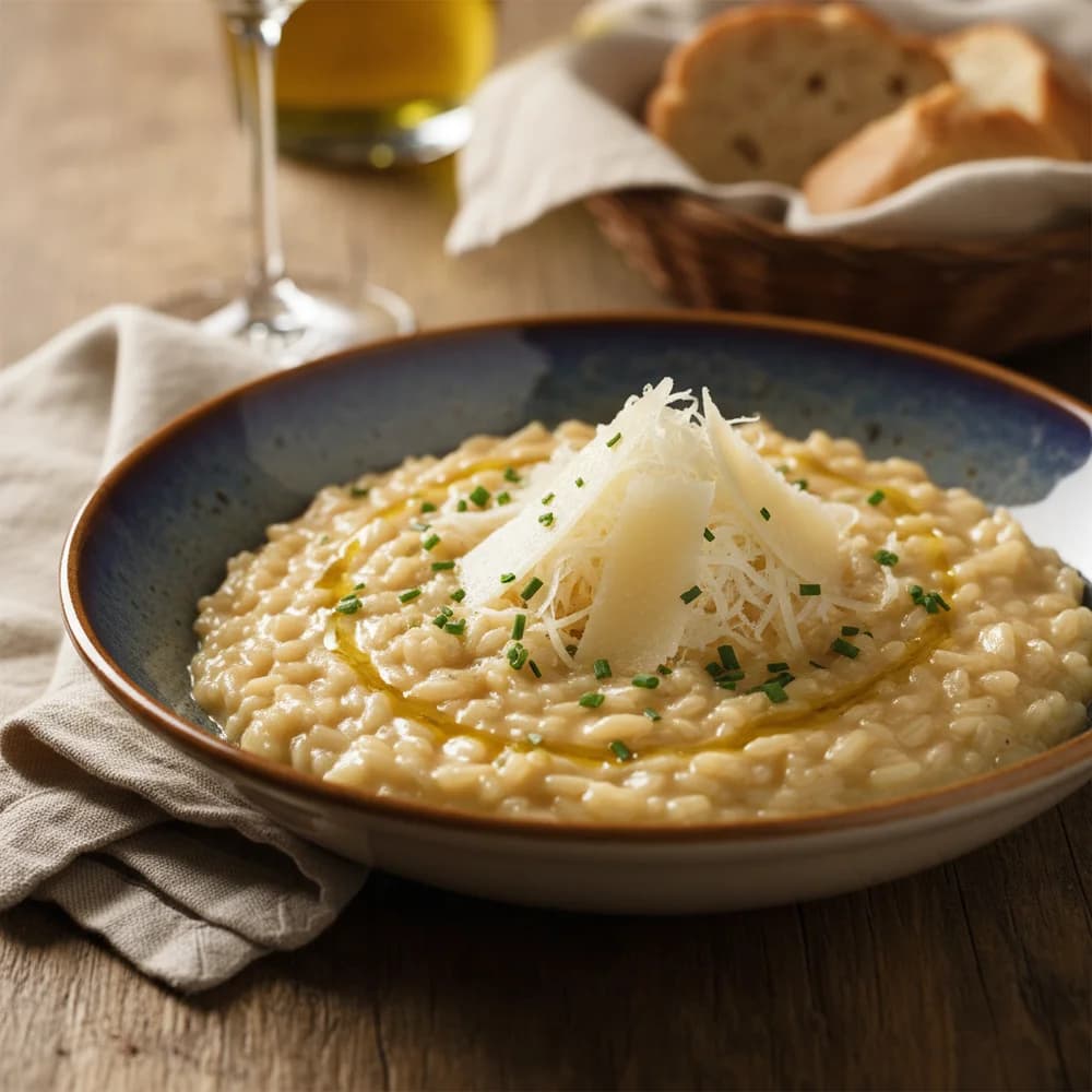 Cremiges Risotto alla Parmigiana – Ein Klassiker, der auf der Zunge zergeht