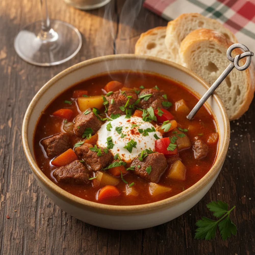 Deftiges Rindergulasch nach Großmutters Art