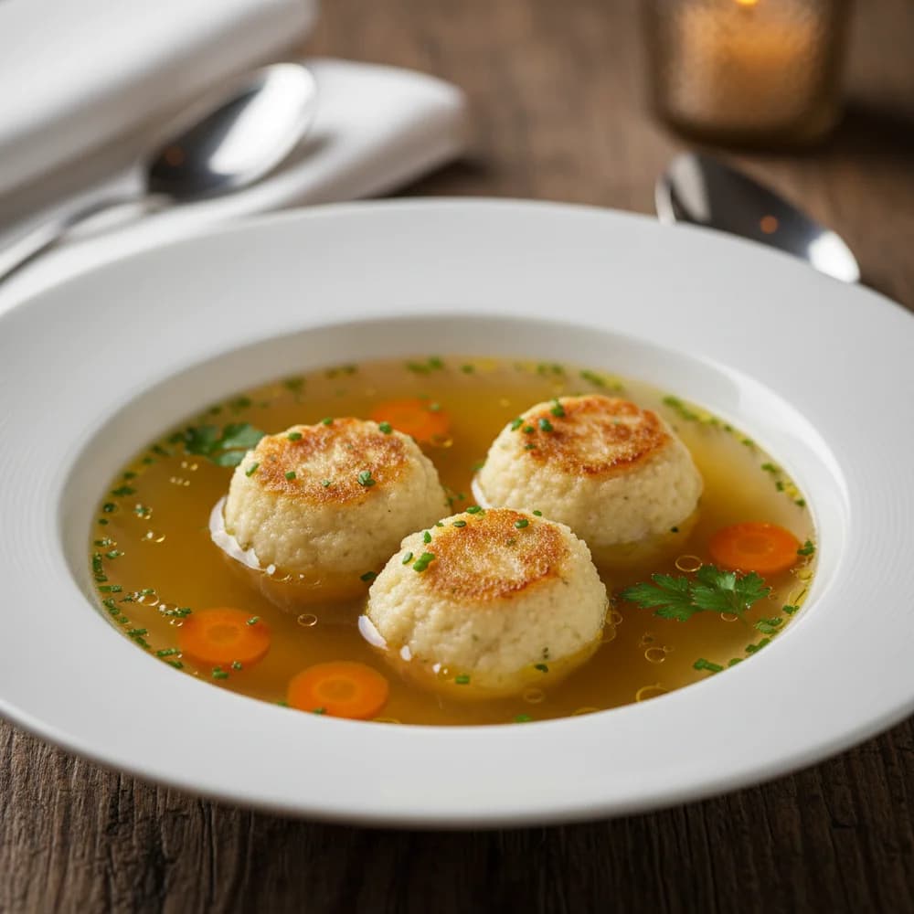 Herzhafte Grießnockerlsuppe nach Großmutters Art