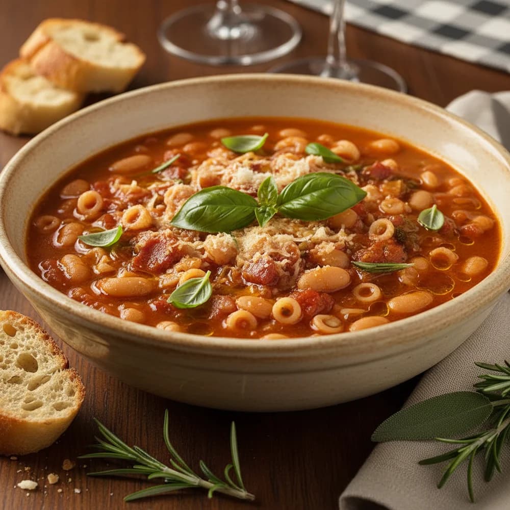 Herzhafte Pasta e Fagioli: Ein italienischer Klassiker