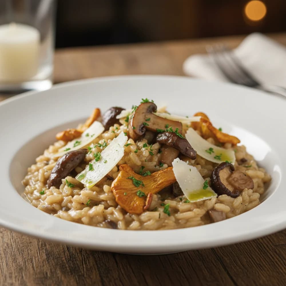 Himmlisches Pilzrisotto nach italienischer Art