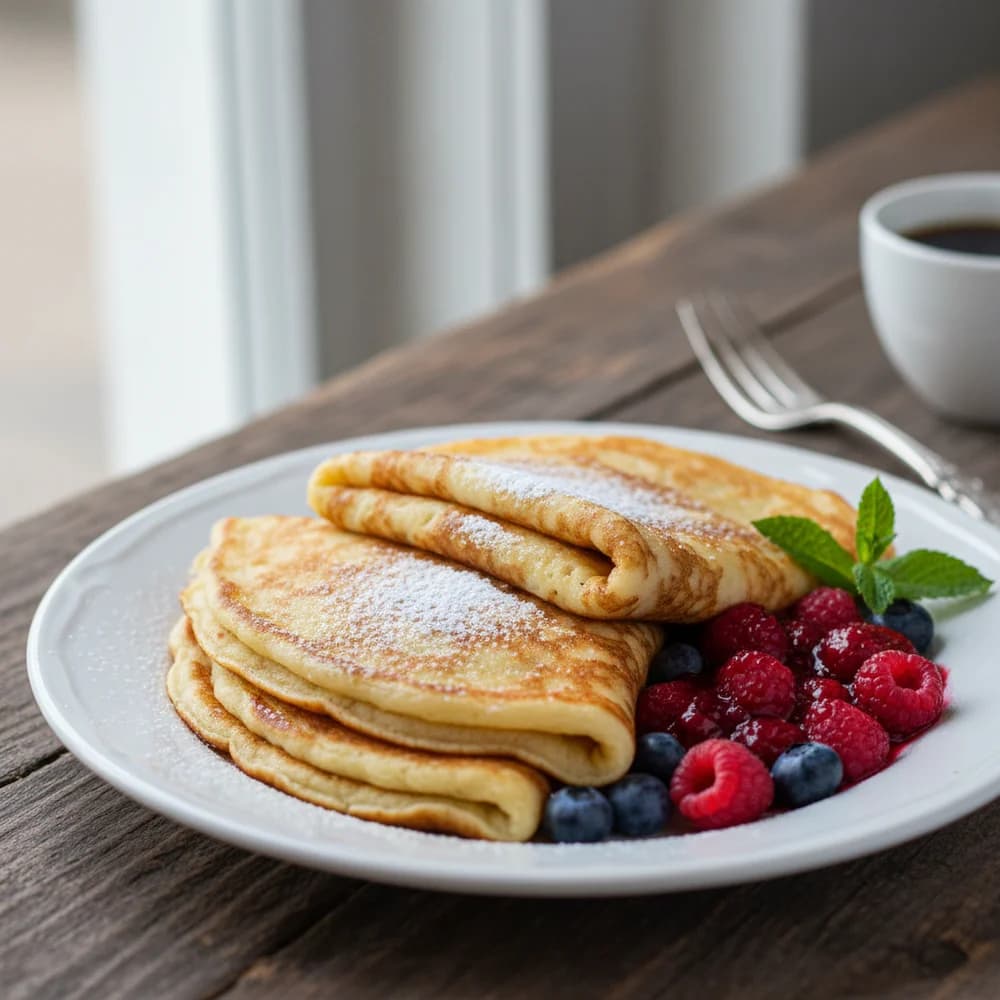 Klassische Deutsche Pfannkuchen