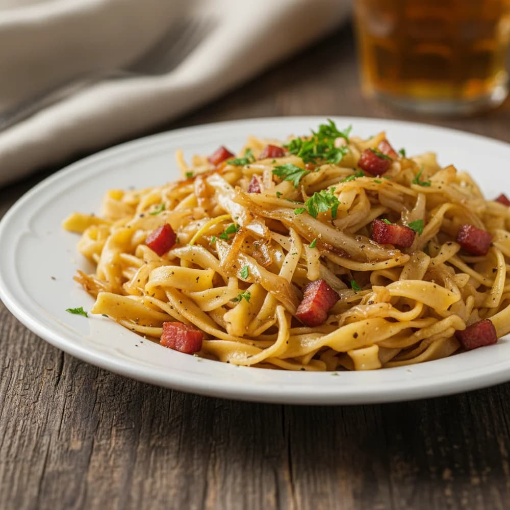 Klassische Krautnudeln nach Omas Art