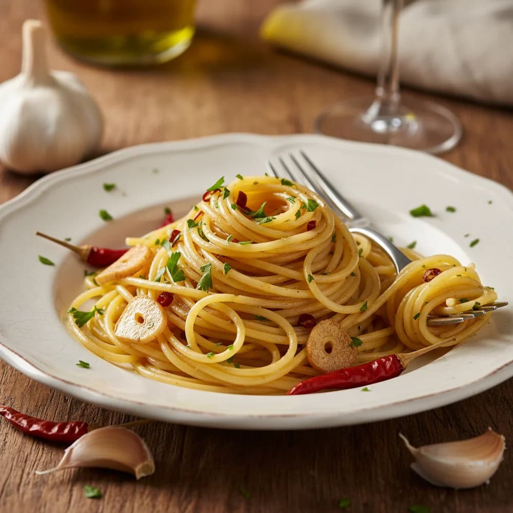 Klassische Spaghetti Aglio e Olio: Der einfache Genuss
