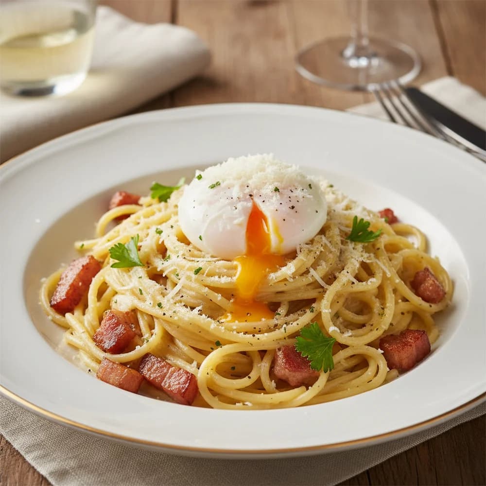 Klassische Spaghetti Carbonara