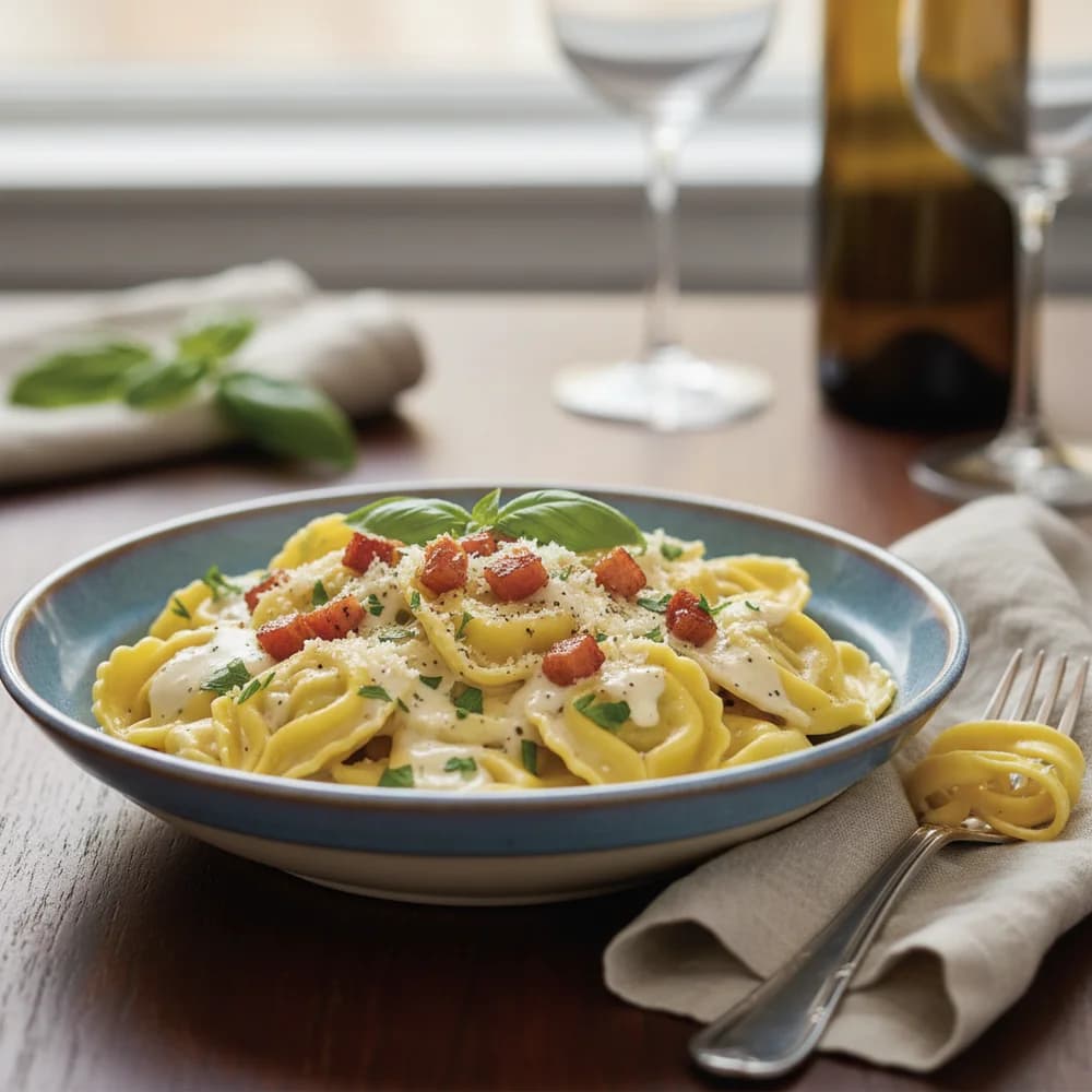 Klassische Tortellini alla Panna – Cremiger Genuss aus Italien