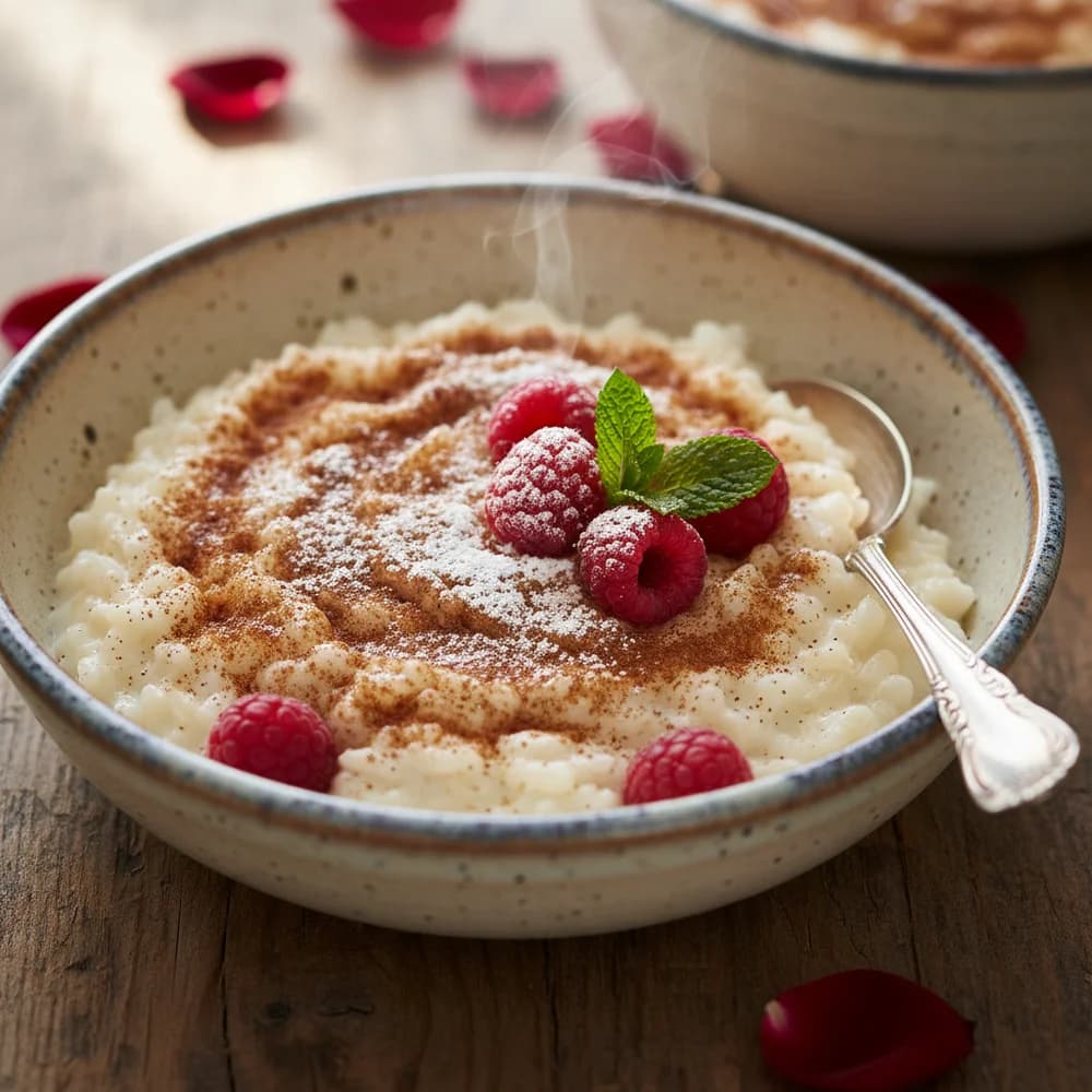 Klassischer Milchreis mit Vanille