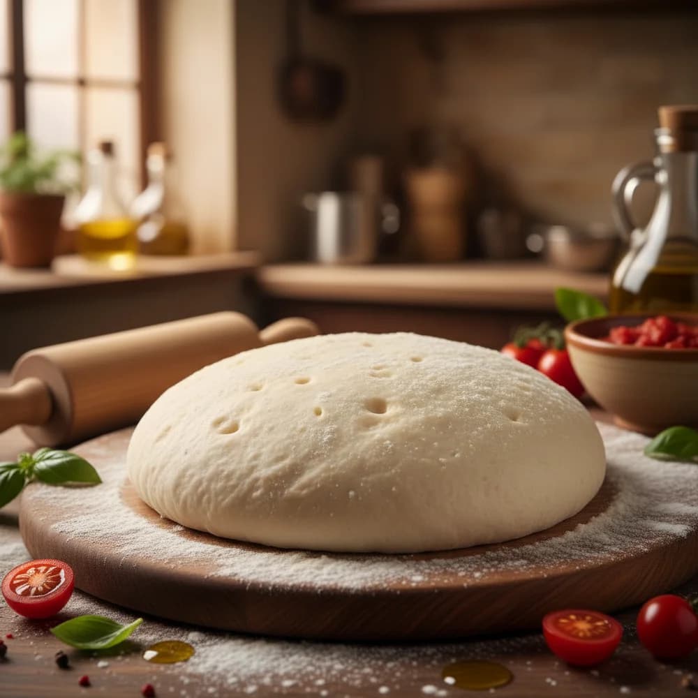 Klassischer Pizzateig