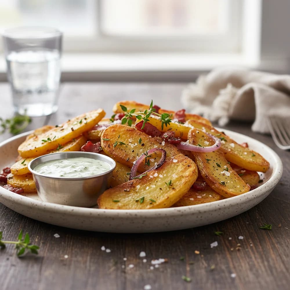 Knusprige Airfryer-Bratkartoffeln mit Rosmarin