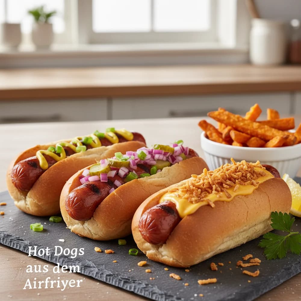 Knusprige Airfryer Hot Dogs: Schnell & Lecker