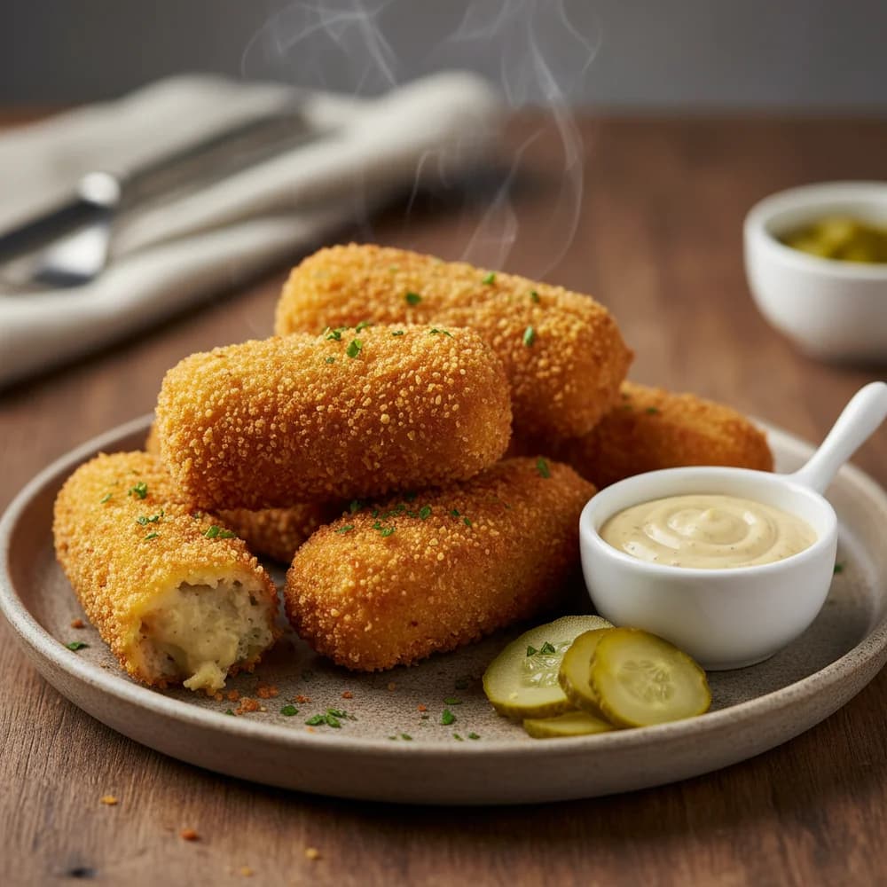 Knusprige Airfryer Kroketten – Goldbraun und unwiderstehlich