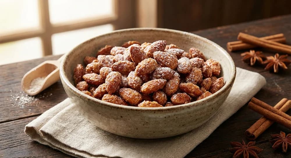 Knusprige Airfryer-Mandeln – Der Duft des Weihnachtsmarktes für Zuhause