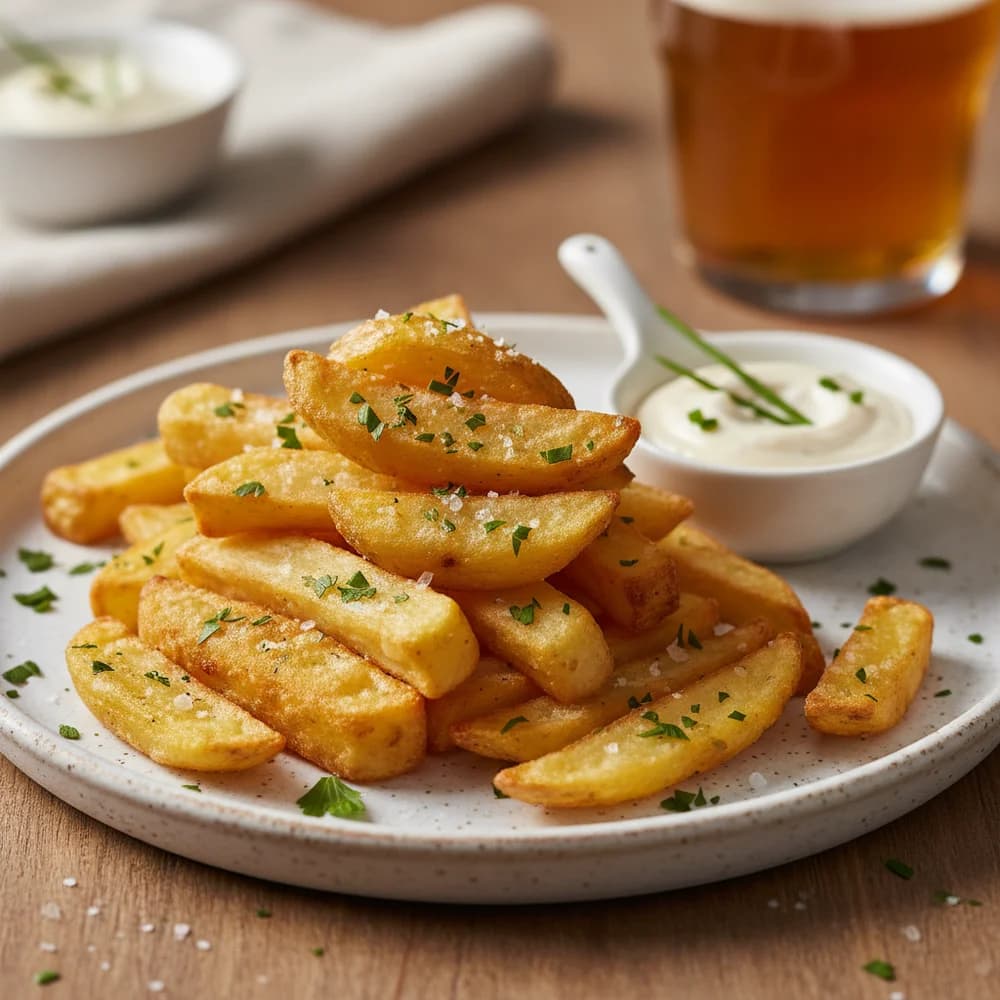 Knusprige Airfryer Pommes – Goldbraun und unwiderstehlich