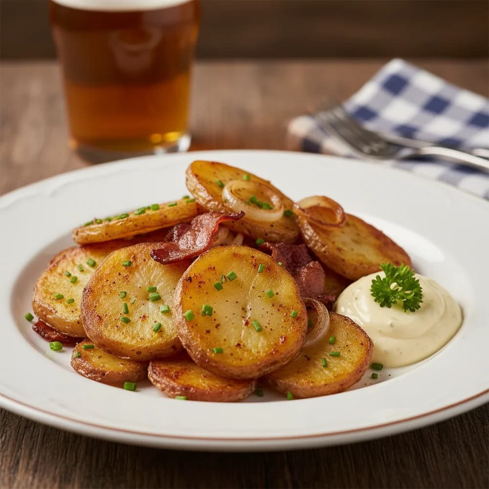 Knusprige Bratkartoffeln nach Omas Art