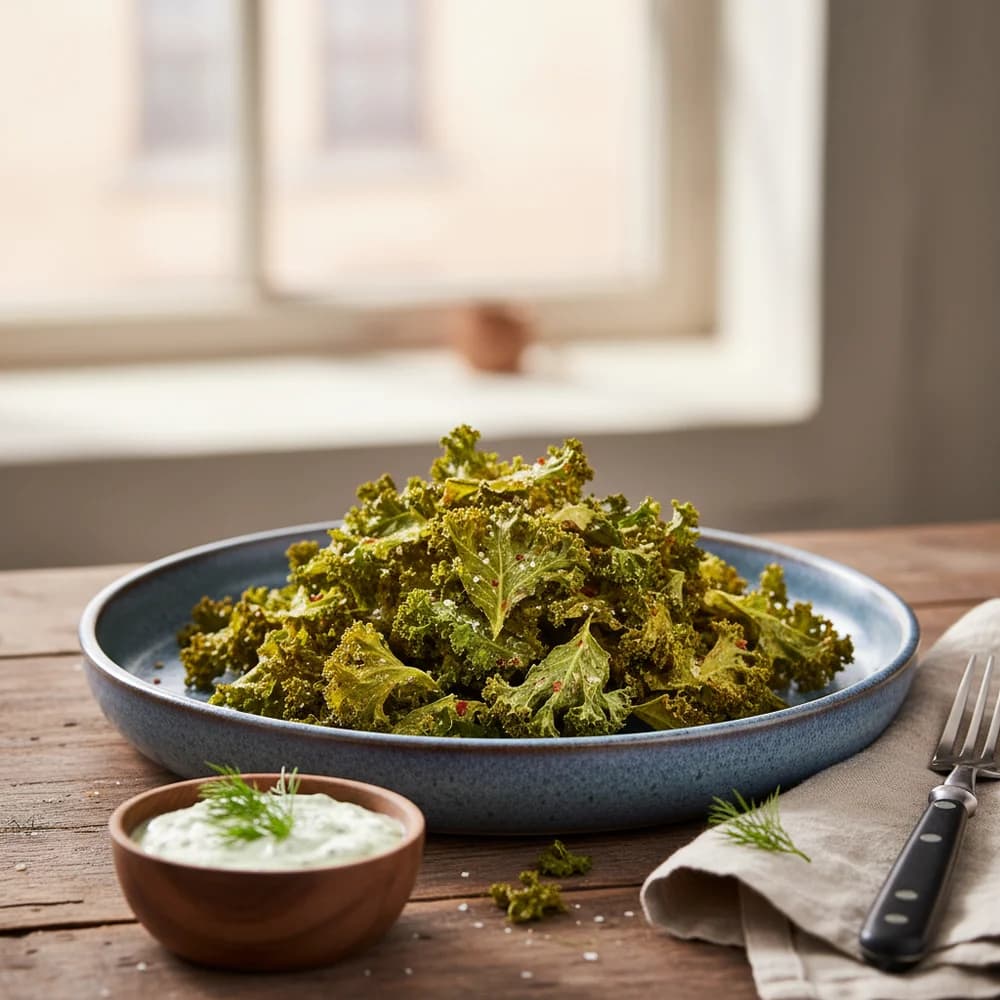 Knusprige Grünkohl-Chips aus dem Airfryer