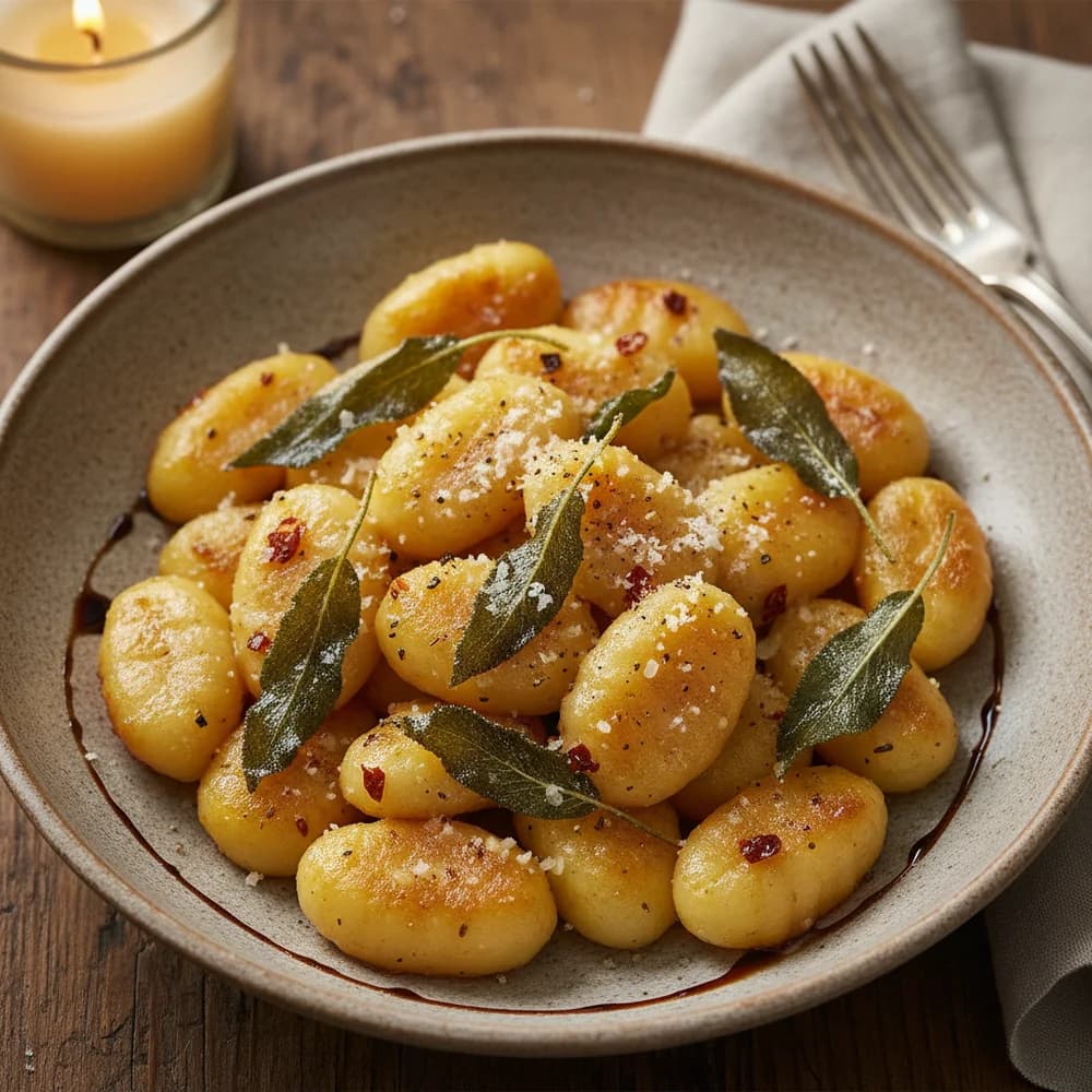 Samtige Gnocchi in duftender Salbeibutter