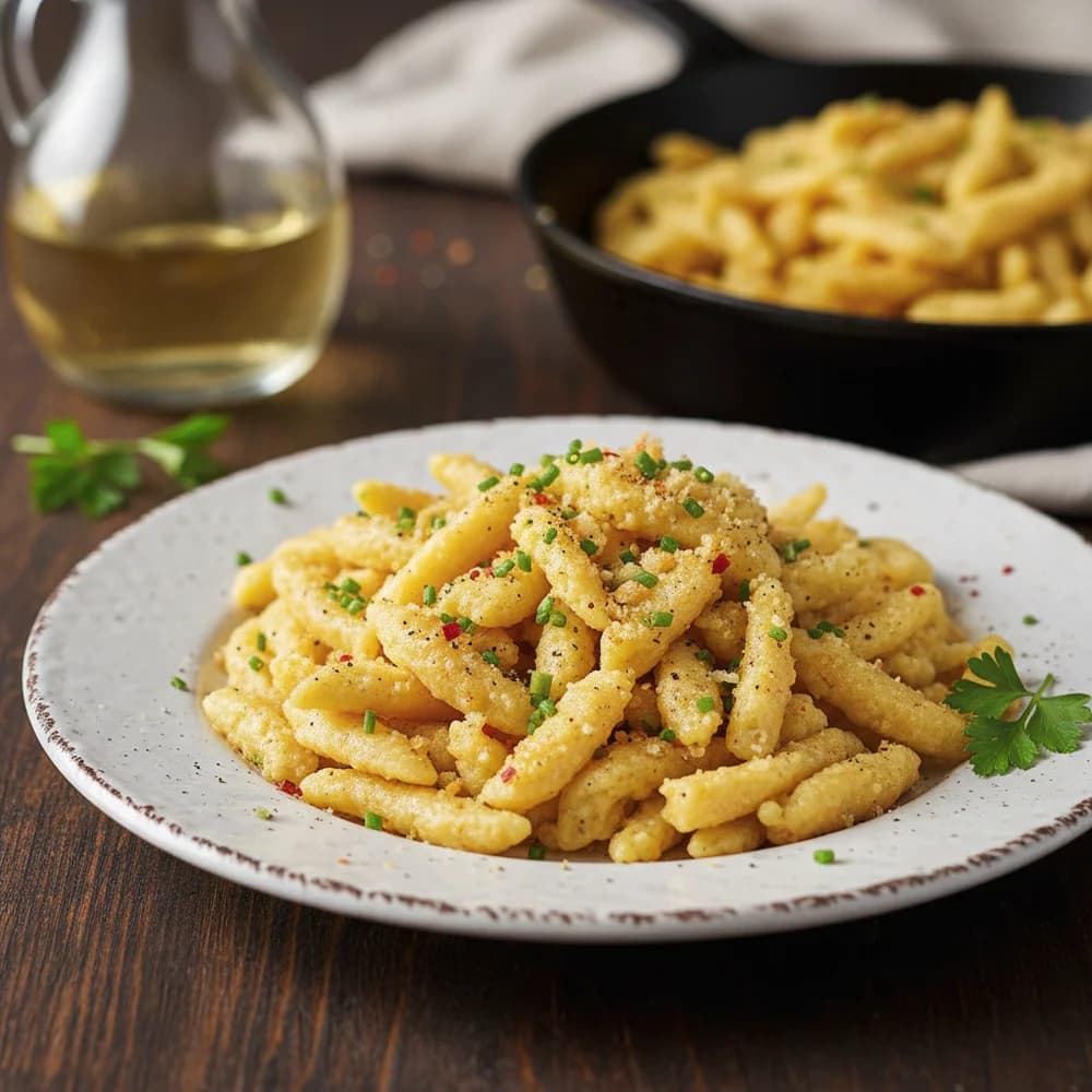 Schwäbische Spätzle – Goldgelber Genuss aus eigener Hand