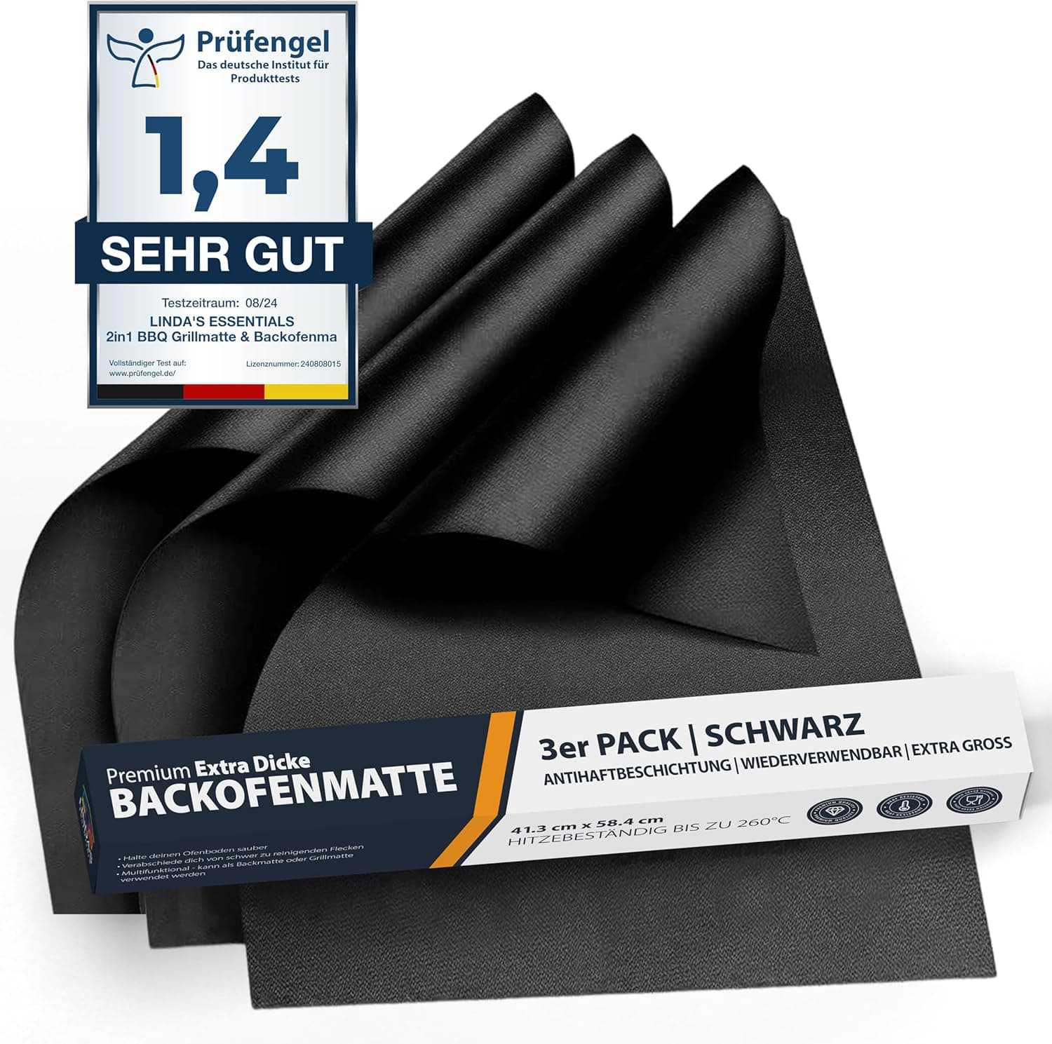 Dauerbackfolie für Backofen und Grill