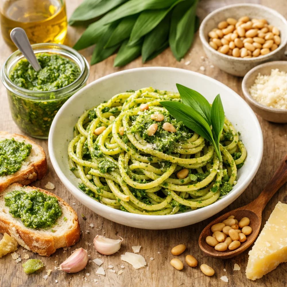 Aromatisches Bärlauch-Pesto – Der Frühlingsbote für deine Küche