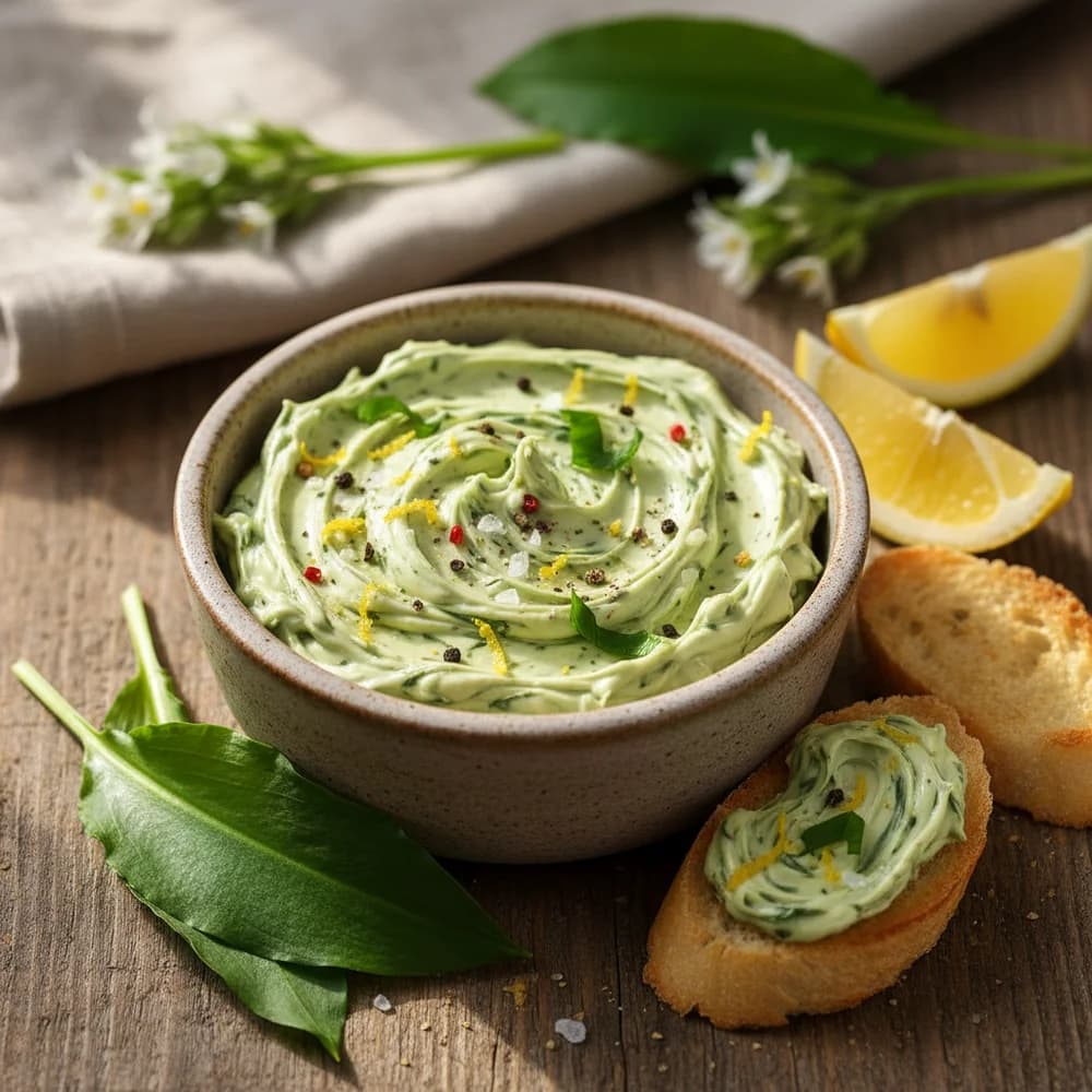 Aromatisches Bärlauch-Zitronen-Butter-Wunder