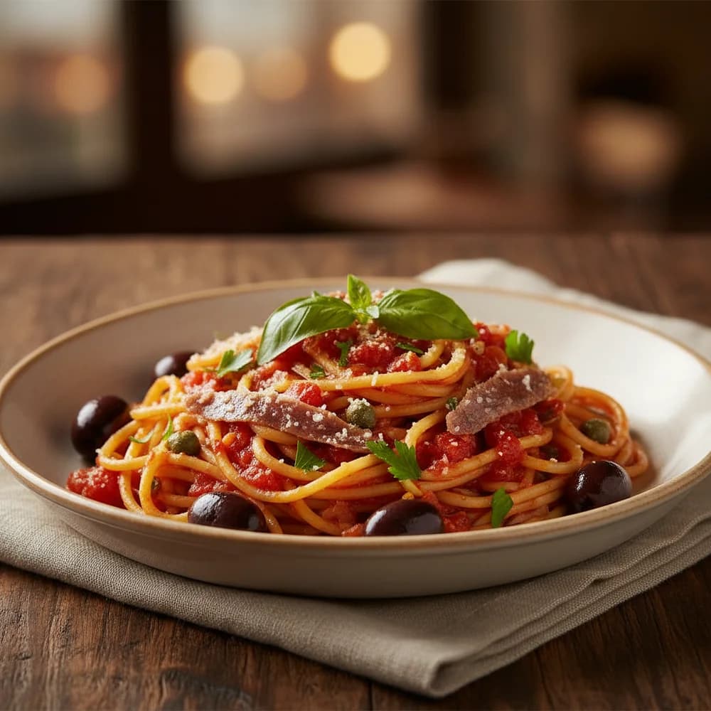 Pasta Puttanesca – Die „Huren“-Nudeln