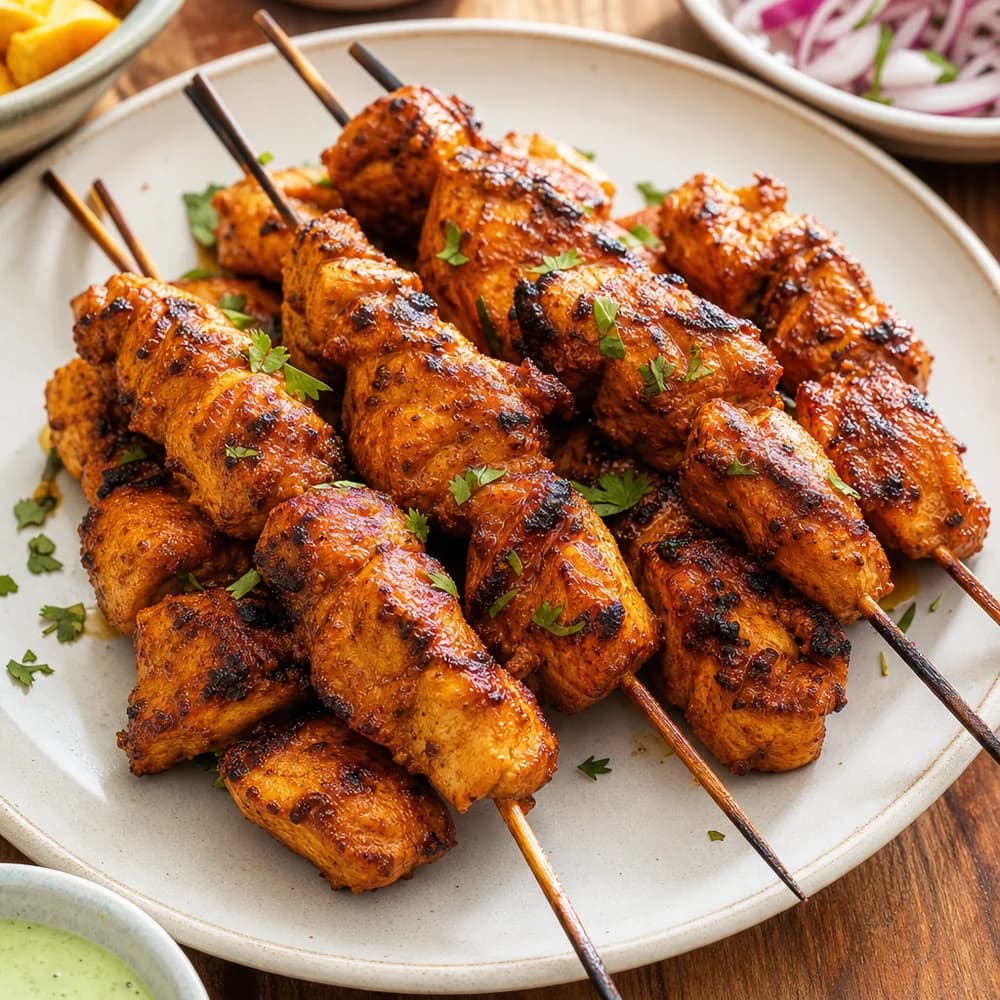 Peruanische Hähnchen-Spieße (Anticuchos de Pollo)