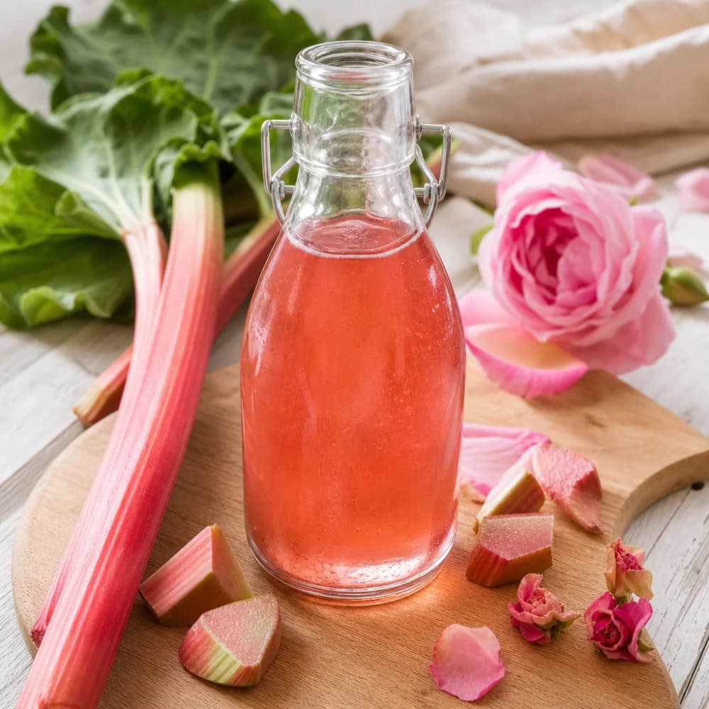 Rhabarber-Rosenwasser-Sirup: Der Frühlingsbote im Glas