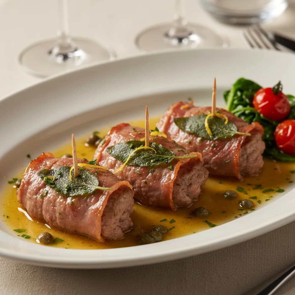 Saltimbocca alla Romana – Saftiges Kalbsschnitzel mit Salbei und Parmaschinken