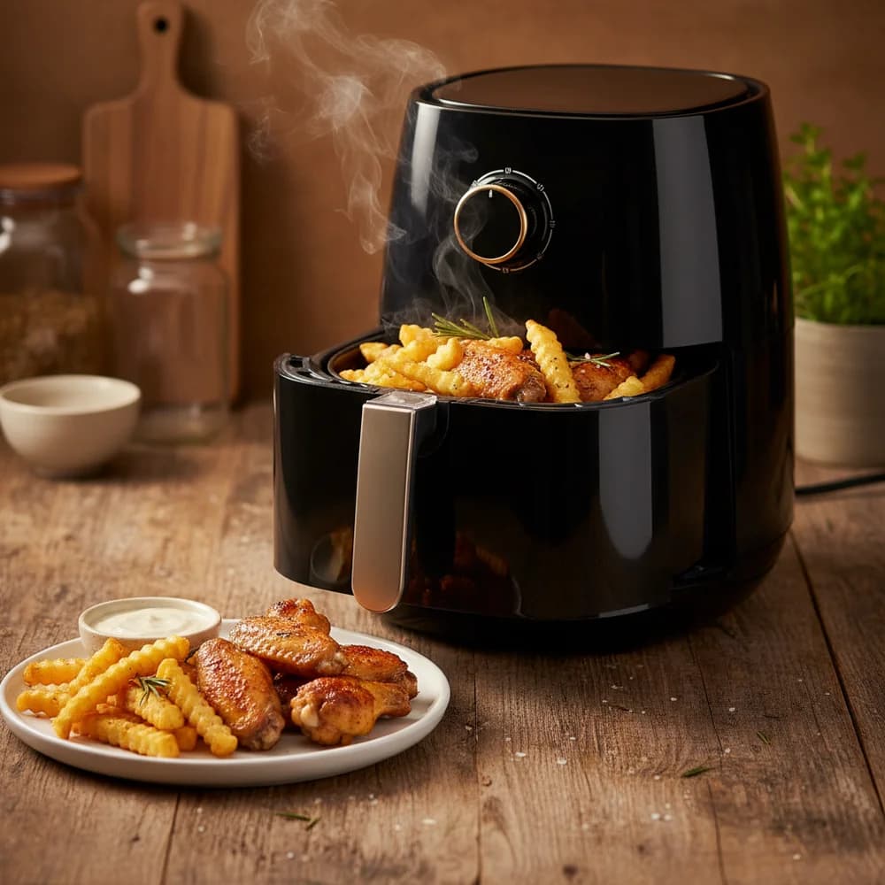 Airfryer mit knusprigen Pommes und Chicken Wings – perfekte Ergebnisse mit den richtigen Tipps